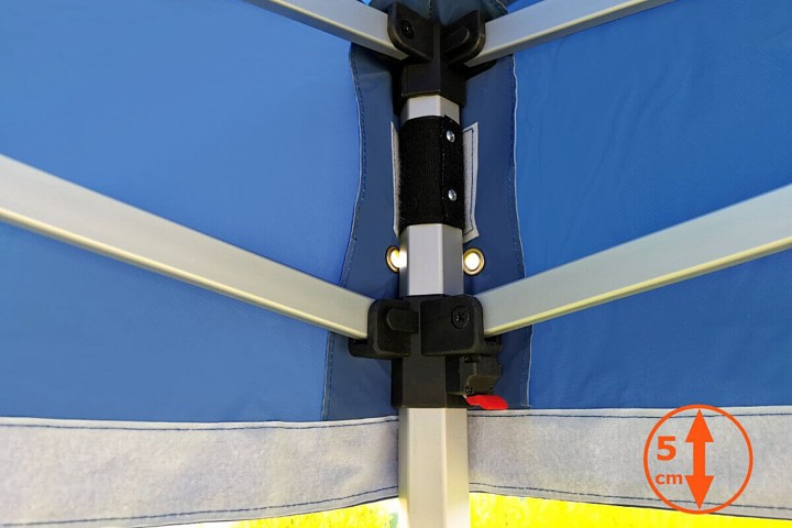 Tenda pubblicitaria a forbice 3x3