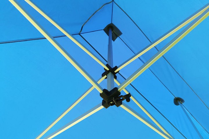 Tenda a forbice 3x3 per la stampa