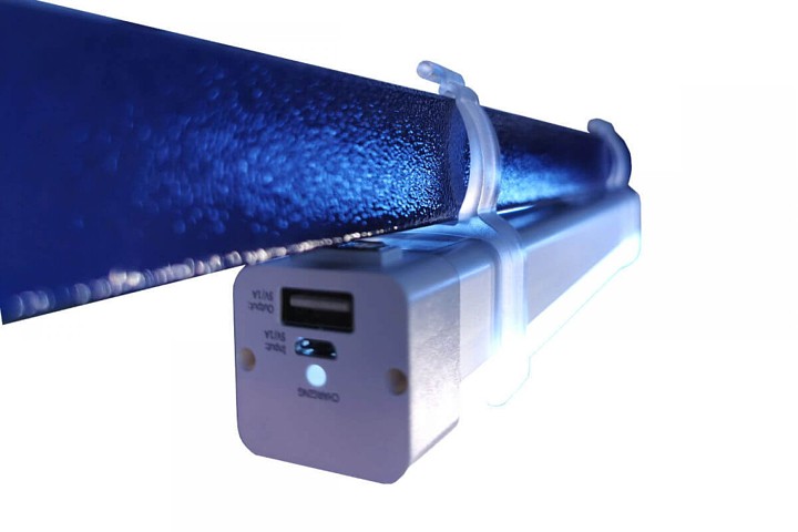 Tenda per feste con luce