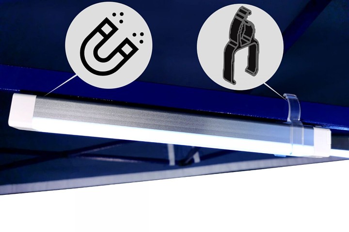 illuminazione della tenda da festa