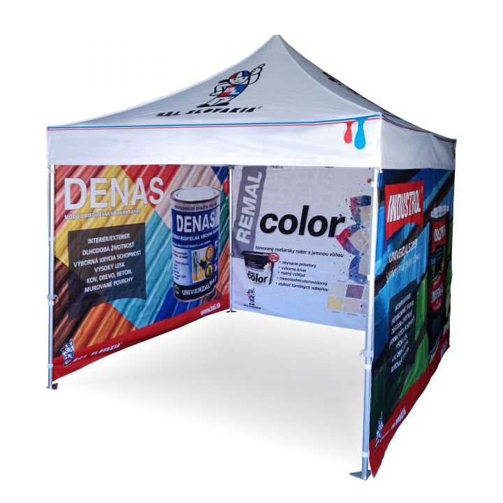 Tenda da festa colorata