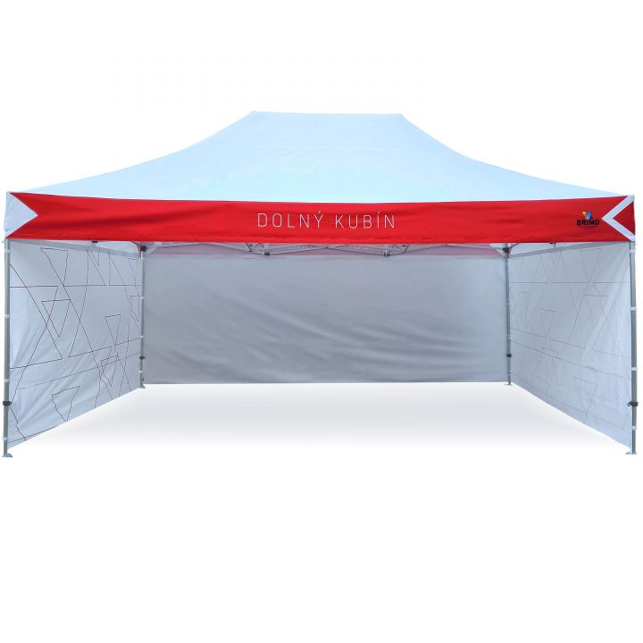 Tenda da festa arancione