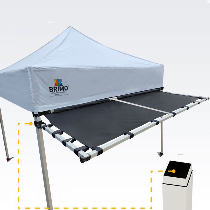 Tenda venduta pubblicitaria